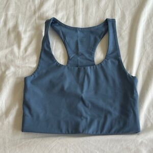girlfriend collective Slate Blue Racerback Sports (Paloma) Bra